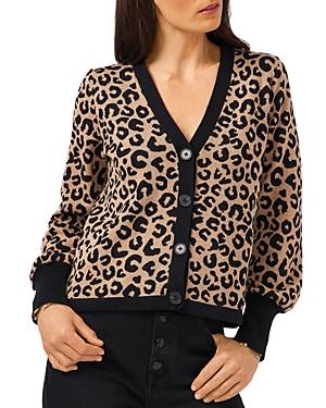 Vince Camuto Cheetah Print Cardigan
