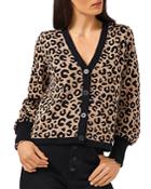 Vince Camuto Cheetah Print Cardigan