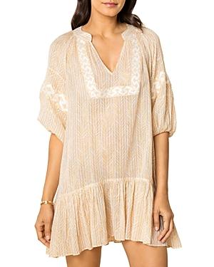 Shoshanna Desert Stripe Tunic Swim Cover-up