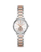 Michael Kors Portia Two-tone Link Bracelet Watch, 33mm