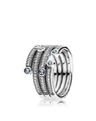 Pandora Ring - Sterling Silver & Cubic Zirconia Shimmering Ocean