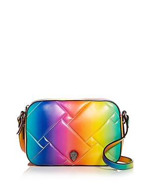 Kurt Geiger London Kensington Ombre Rainbow Leather Crossbody