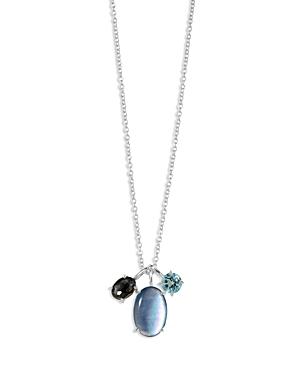 Ippolita Sterling Silver Rock Candy Three Stone Pendant Necklace, 16-18