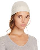 C By Bloomingdale's Waffle Knit Cashmere Hat