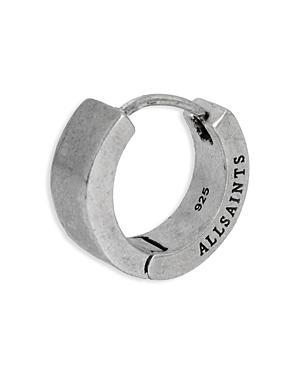 Allsaints Men's Sterling Silver Chunky Single Hoop Earring