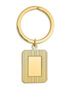Bloomingdale's Textured Rectangle Key Ring In 14k Yellow Gold - 100% Exclusive