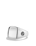 David Yurman Dy Logo Small Signet Ring