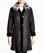 Maximilian Sheared Mink Reversible Coat With Chinchilla Collar - Bloomingdale's Exclusive