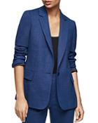 Reiss Malani Wool-blend Tailored Blazer