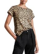 Allsaints Anna Cotton Printed Top