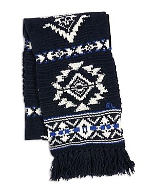 Polo Ralph Lauren Wool & Nylon Geometric Ski Scarf