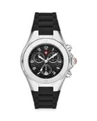 Michele Jellybean Stainless Black Chronograph, 38mm (39% Off) Comparable Value $445