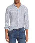 The Men's Store At Bloomingdale's Linen Check Regular Fit Button-down Shirt - 100% Exclusive