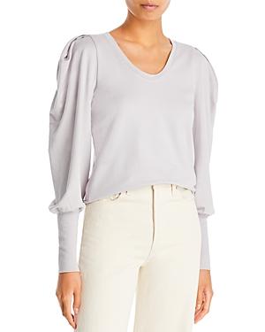 Grey State Laurel Puff Sleeve Top