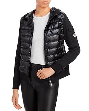 Moncler Quilted Combo Zip Cardigan