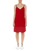 Ted Baker Colour By Numbers Lanchal Stitch-detail Dress