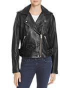 Marc New York Whitney Leather Moto Jacket