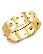 Roberto Coin 18k Yellow Gold Pois Moi Luna Diamond Bangle Bracelet