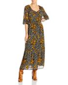 Sam Edelman Daisy Print Tie Waist Maxi Dress