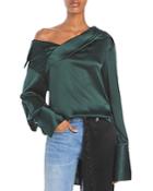 Hellessy Stella Asymmetrical Silk Top - 100% Exclusive