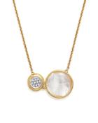 Marco Bicego 18k White And Yellow Gold Jaipur Pendant Necklace With Mother-of-pearl And Diamonds, 16 - 100% Bloomingdale's Exclusive