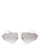 Dior Women's Stellarie Mirrored Brow Bar Square Sunglasses, 62mm