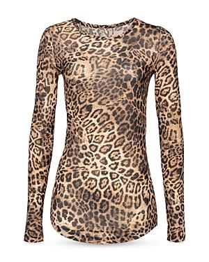Pinko Berlino Leopard Print Top