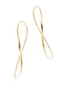 Moon & Meadow Open Pear Threader Earrings In 14k Yellow Gold - 100% Exclusive