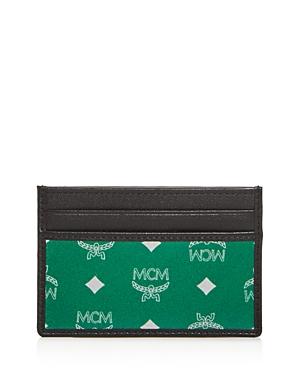 Mcm Resnick Reflective Nylon Mini Card Case