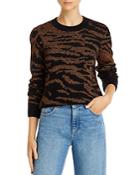 Pam & Gela Metallic Tiger-stripe Sweater