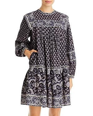 Sea Jasper Border Print Tunic Dress