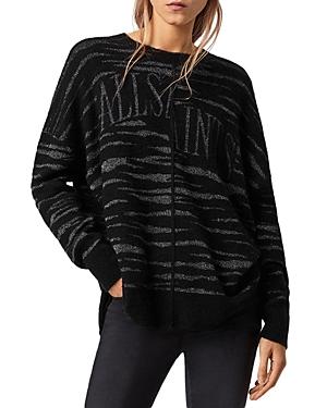 Allsaints Split Saints Tiger Print Sweater
