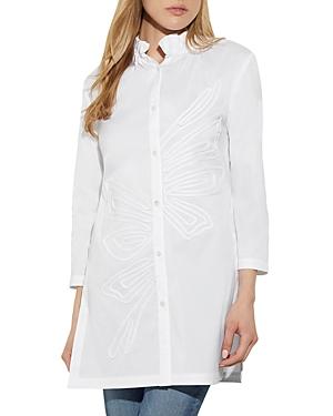 Misook Soutache Button Up Blouse