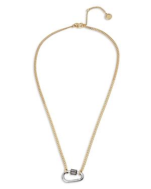 Allsaints Carabiner Pendant Necklace, 18