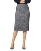 L.k. Bennett Char Tweed Pencil Skirt