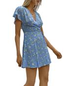 French Connection Shanti Wrap Mini Dress