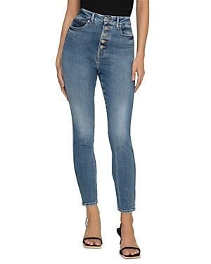 Good American Good Curve Skinny Jeans In Blue658