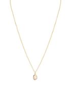 Argento Vivo Pave & Mother-of-pearl Oval Pendant Necklace, 16-18