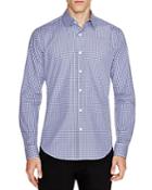 Theory Sylvain Amicable Gingham Slim Fit Button-down Shirt