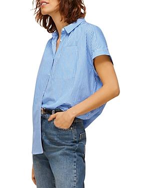 Whistles Nicola Striped Poplin Shirt