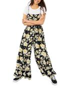 Free People Little Of Your Love Floral Print Jumpsuit