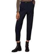 Whistles Lila Tapered Ponte Cropped Pants