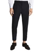Reiss Fenchurch Flannel Pinstripe Slim Fit Suit Pants
