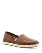 Toms Women's Seasonal Classics Leather Espadrille Flats