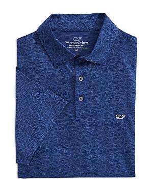Vineyard Vines Sankaty Stretch Geo Print Classic Fit Performance Polo Shirt