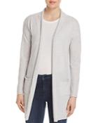 Sundry Patch Pocket Open-front Cardigan