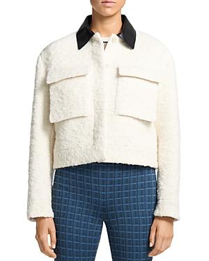Theory Utility Crop Jacket