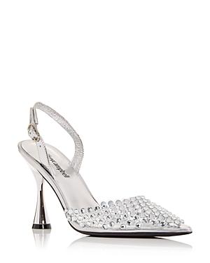 Jeffrey Campbell Women's Shiner Embellished Slingback Pumps