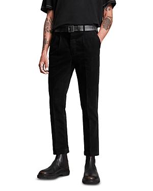 Allsaints Kiels Cotton Blend Corduroy Slim Fit Double Pleated Pants