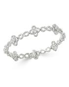 Bloomingdale's Diamond Clover Infinity Bracelet In 14k White Gold, 4.0 Ct. T.w. - 100% Exclusive